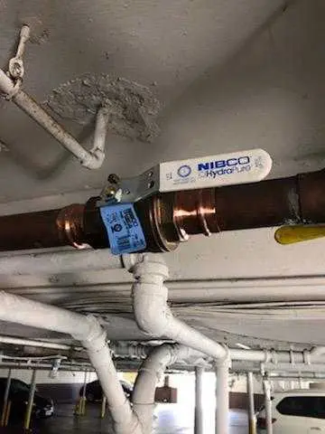 Copper pipe repair and valve work for Backflow Testing in SEADIP